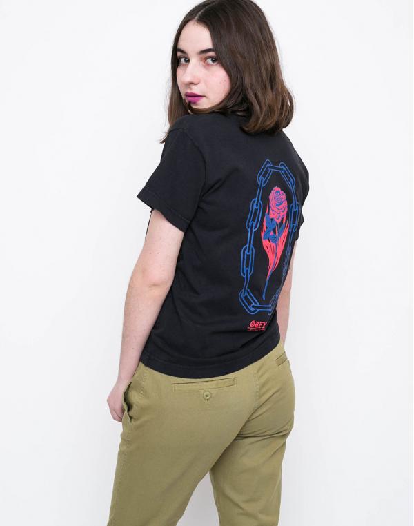 Obey ROSETTE Off Black XS