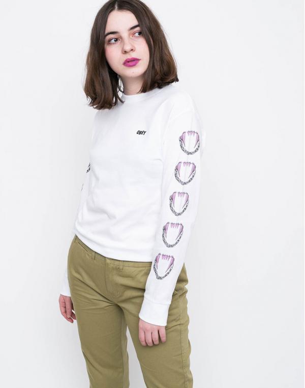 Obey SLAUSON TEETH White XS