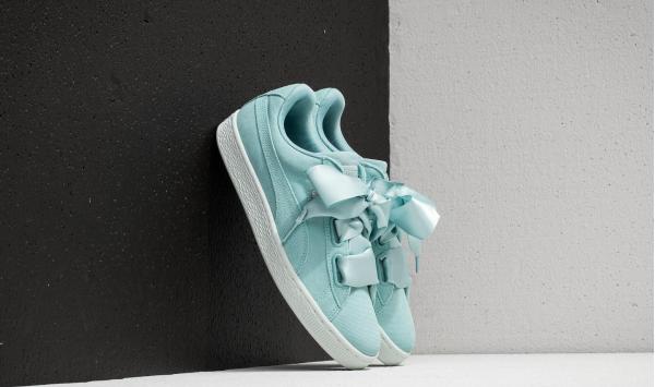 Puma Suede Heart Pebble Wn's Aquifer/ Blue Flower