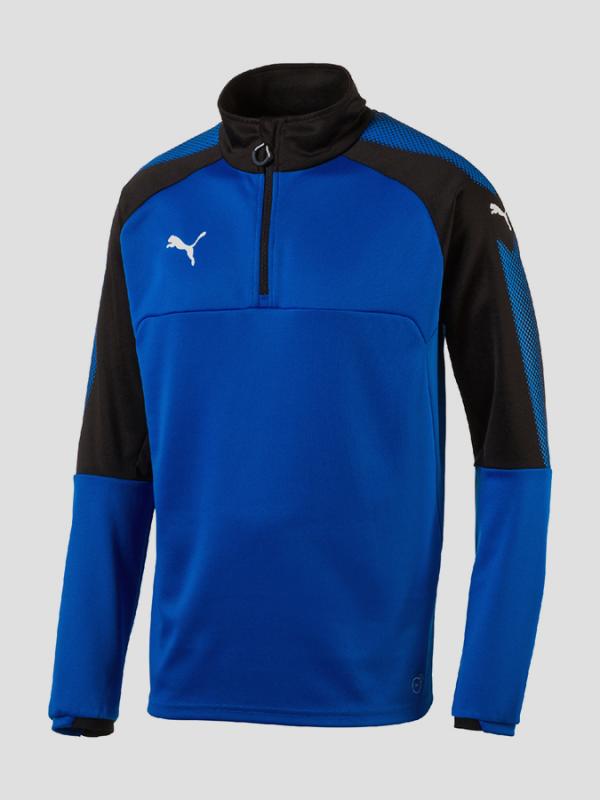 Mikina Puma Ascension 1 4 Zip Trn Top Černá
