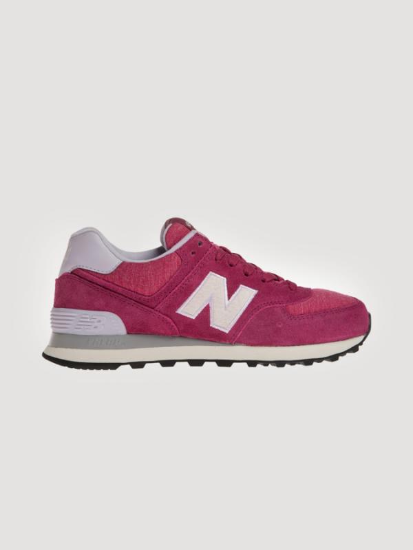 Boty New Balance WL574PBU Červená