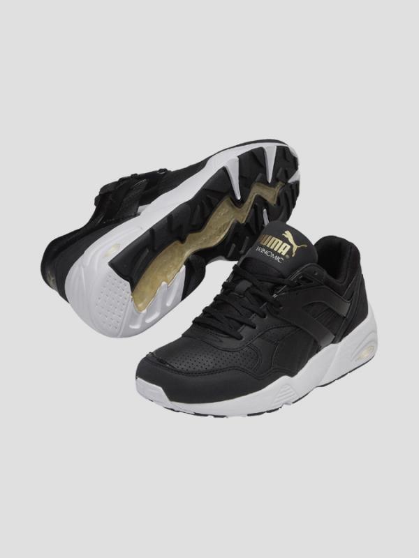 Boty Puma R698 Black and White Wn s Černá
