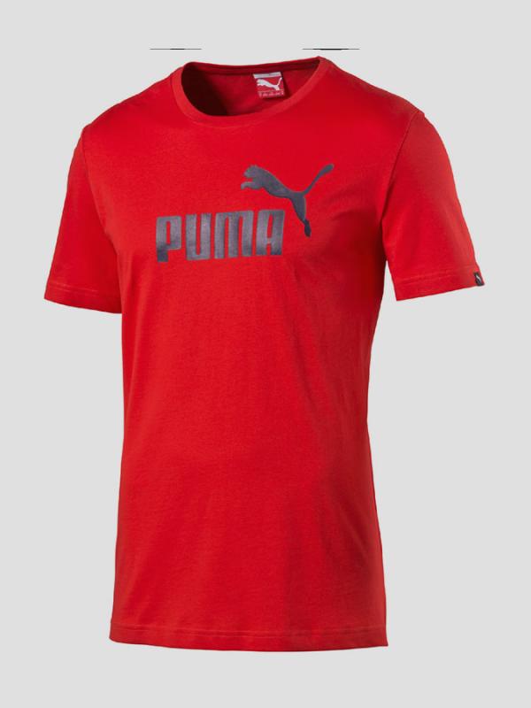Tričko Puma ESS No.1 Logo Tee Červená