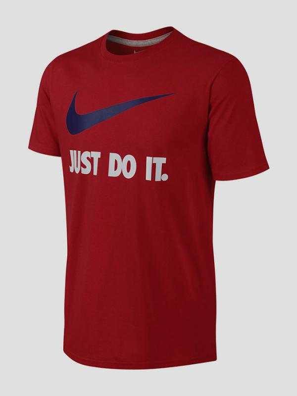 Tričko Nike TEE-NEW JDI SWOOSH Červená