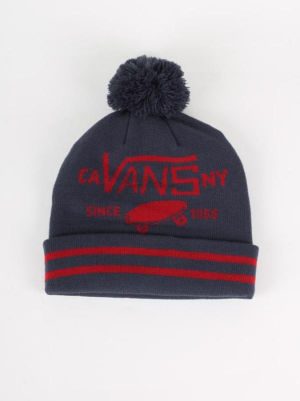 Čepice Vans B Full Patchii Pombe Dress Blues Modrá