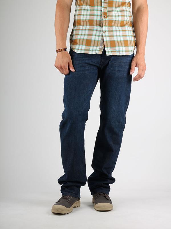 Džíny Diesel LARKEE-RELAXED L.34 PANTALONI Modrá