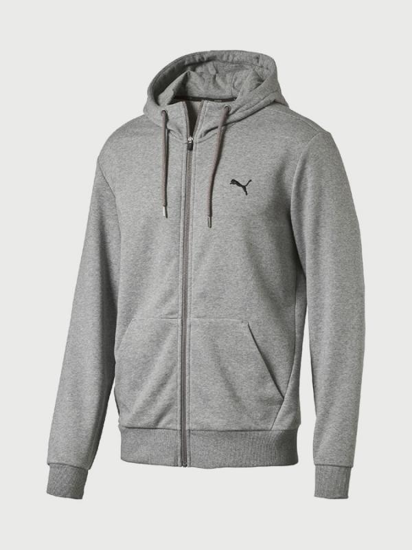 Mikina Puma ESS FZ Hoody, TR Šedá