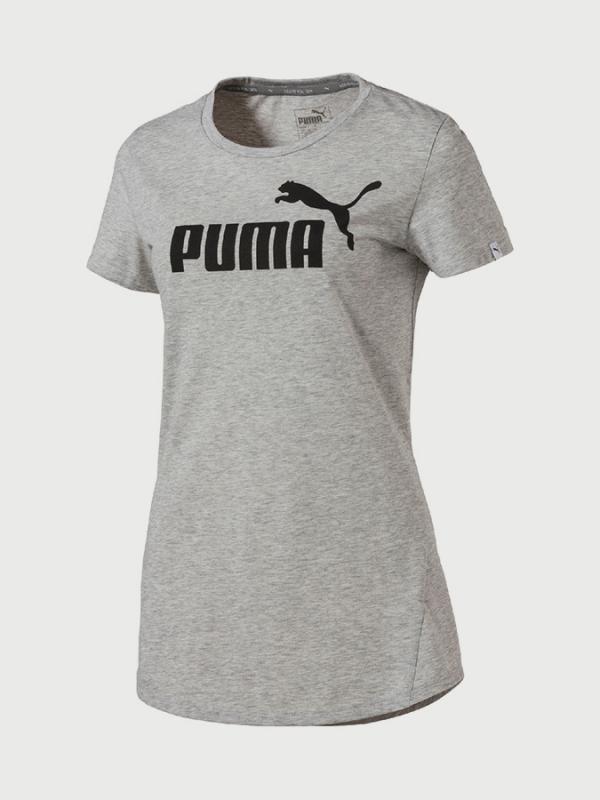 Tričko Puma ESS No.1 Tee Heather W Šedá