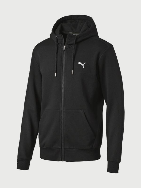 Mikina Puma ESS FZ Hoody, TR Černá