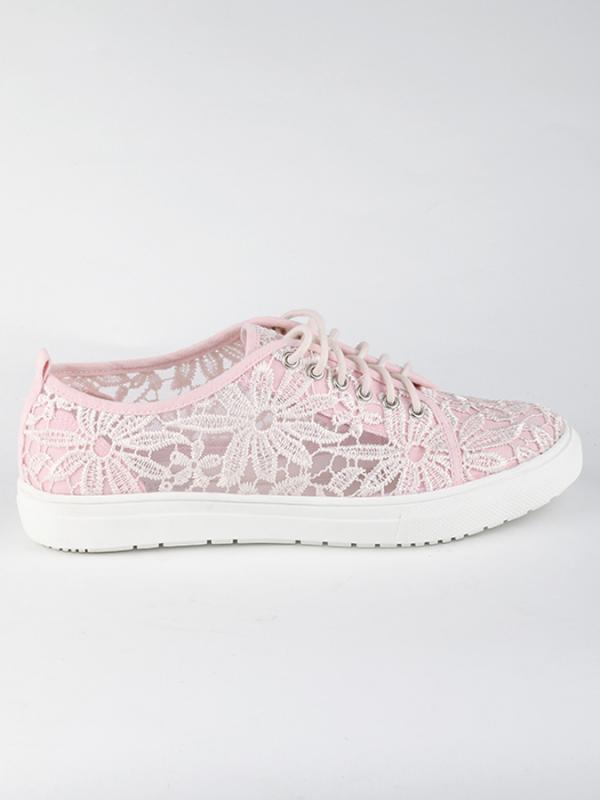 Boty Primadonna CALZATURA SNEAKERS MACRAME ROSA Růžová
