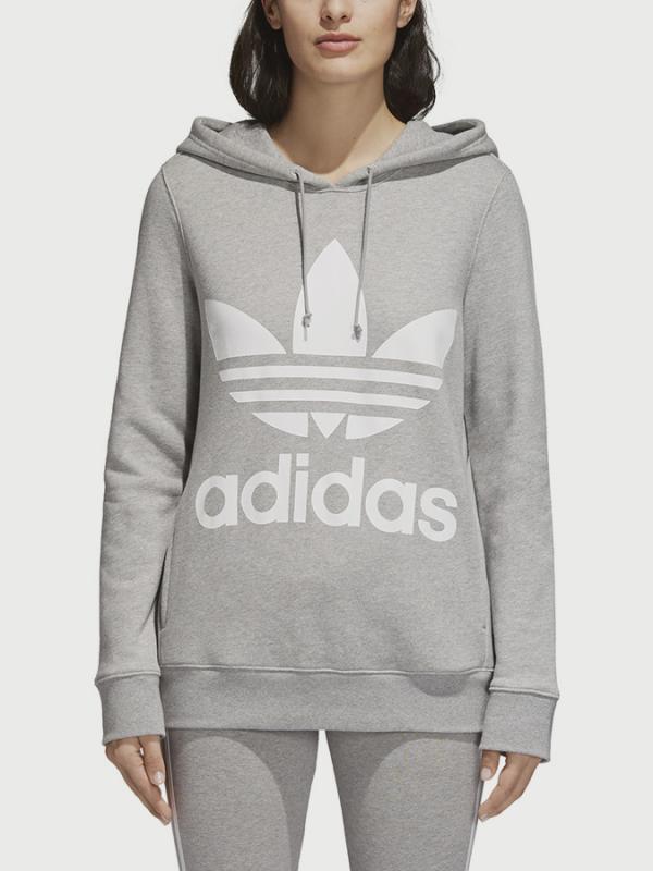 Mikina adidas Originals Trefoil Hoodie Šedá
