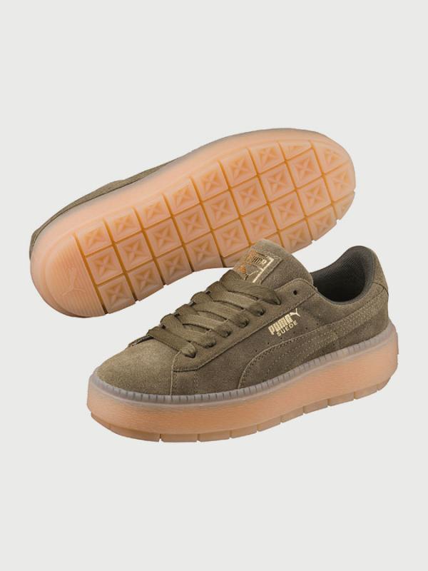 Boty Puma Platform Trace Wn s Hnědá