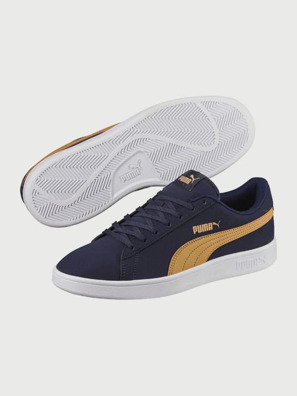Boty Puma Smash v2 Buck Modrá