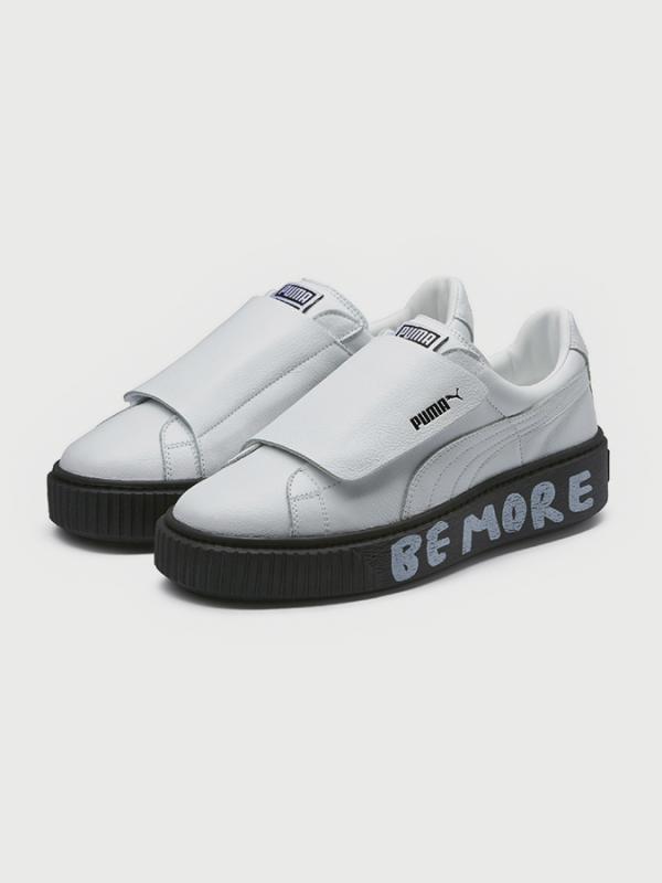 Boty Puma Platform Strap SM Bílá