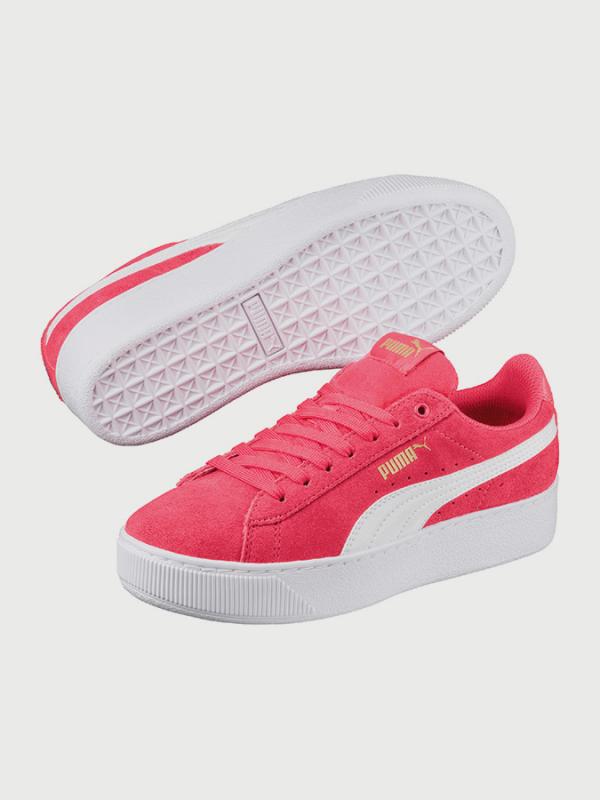 Boty Puma Vikky Platform Jr Růžová