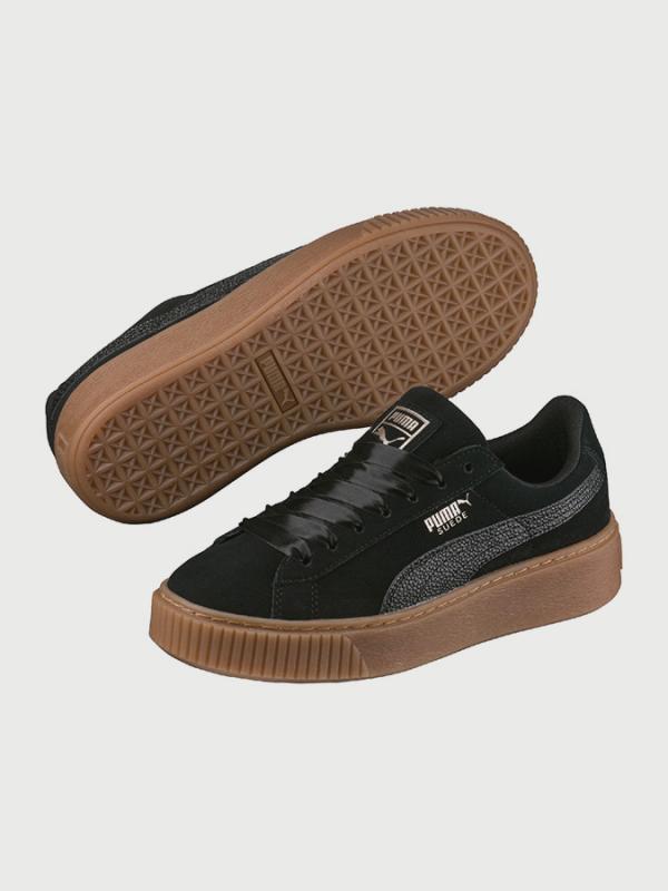 Boty Puma Suede Platform Bubble Wn s Černá