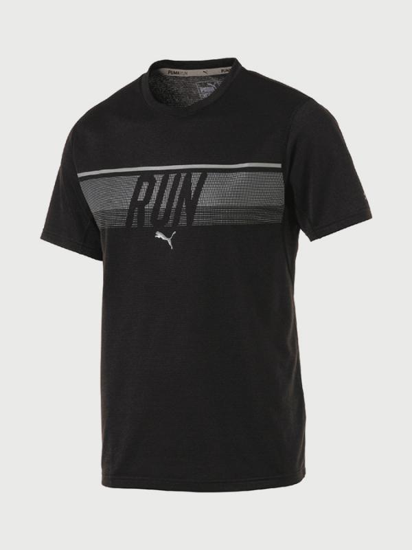 Tričko Puma Run Tee Černá