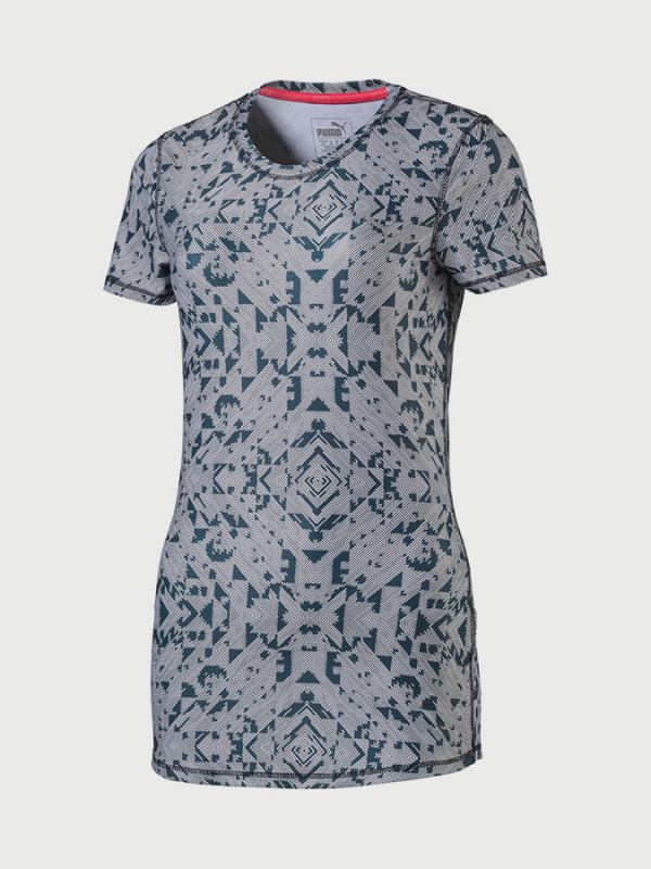 Tričko Puma Essential Tee - graphic Šedá