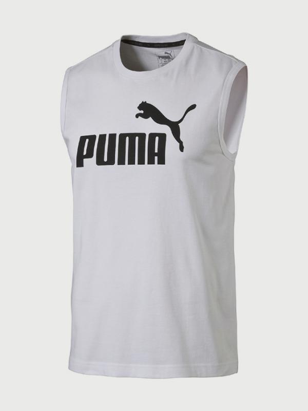 Tričko Puma ESS No.1 SL Tee Bílá