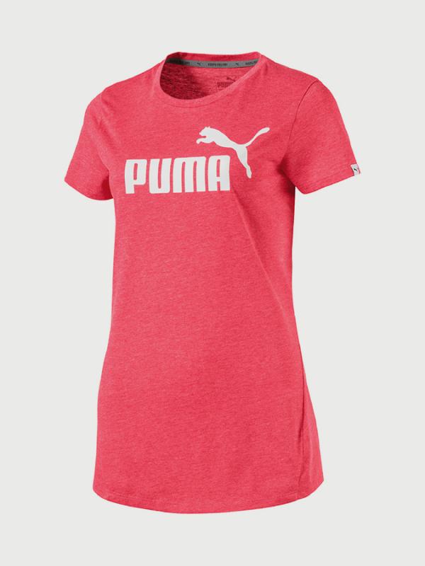 Tričko Puma ESS No.1 Tee Heather W Růžová