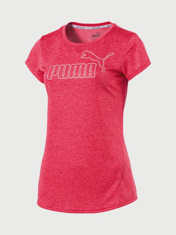 Tričko Puma ACTIVE ESS No.1 Tee W Růžová