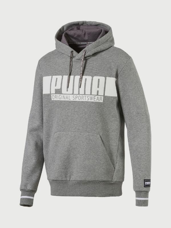 Mikina Puma STYLE Athletics Hoody TR Šedá
