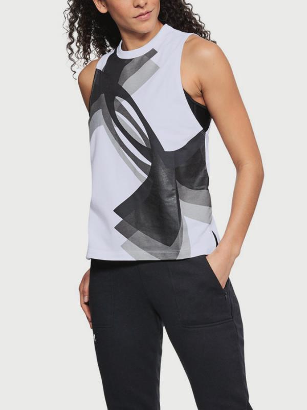 Tílko Under Armour Muscle Tank Overlay Logo Bílá