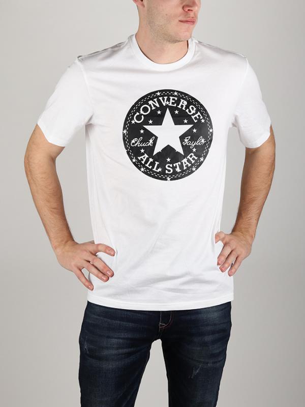 Tričko Converse ChckP Star Fill Tee Bílá