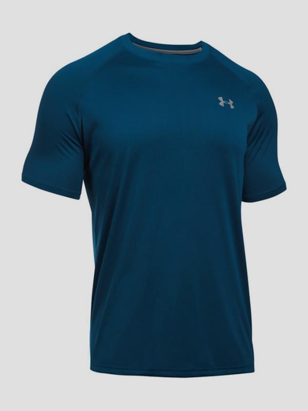 Tričko Under Armour Tech SS Tee Modrá