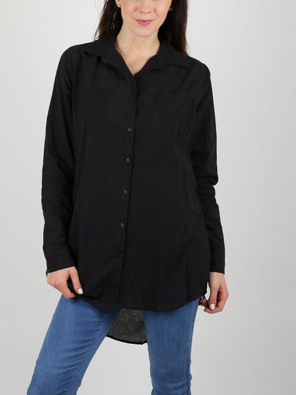 Košile Alcott LONG SHIRT Černá