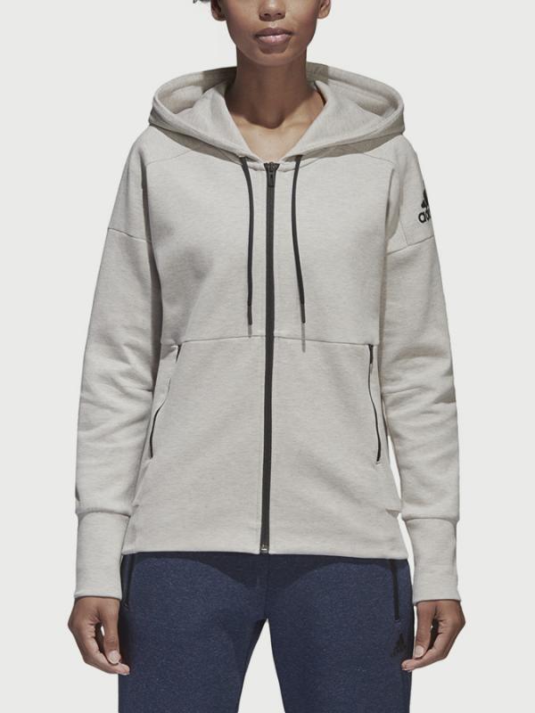 Mikina adidas Performance W Id Stadium Hd Bílá