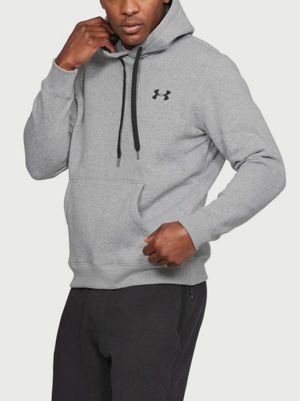 Mikina Under Armour Rival Fitted Pull Over Šedá