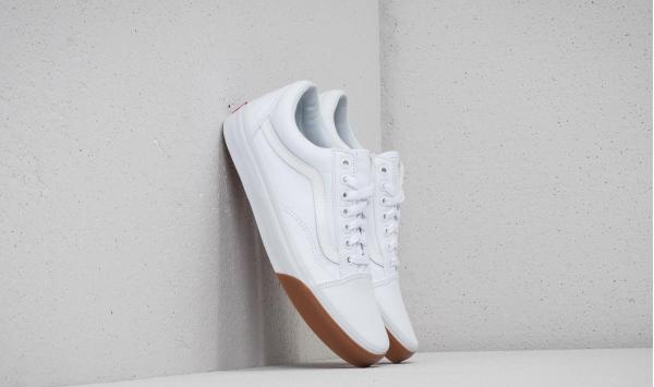Vans Old Skool (Gum Bumper) True White/ Gum