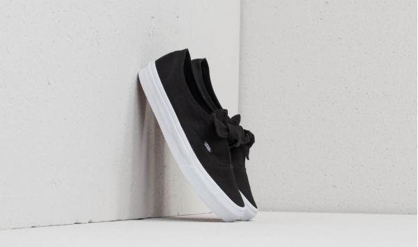 Vans Authentic Knotted (Canvas) Black/ True White