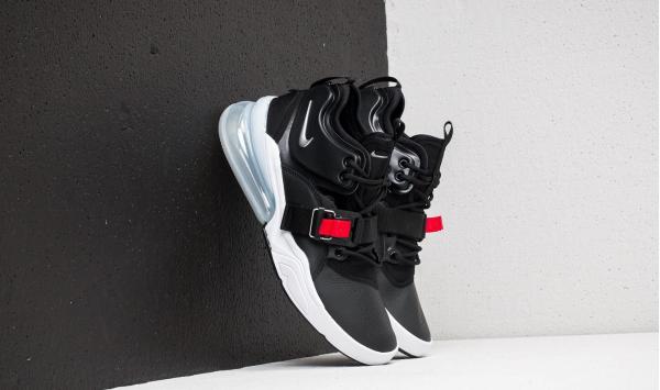 Nike Air Force 270 Black/ Metallic Silver-White