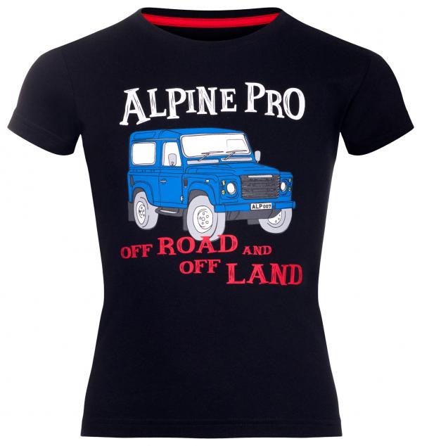 ALPINE PRO ANANO NEUTRÁLNÍ / ZEMITÁ Dětské Triko 140-146