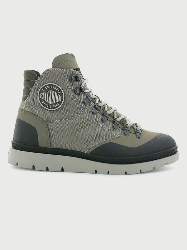 Boty Palladium Pallasider Hikr Mid Fallen Rock/Black/Fallen Šedá