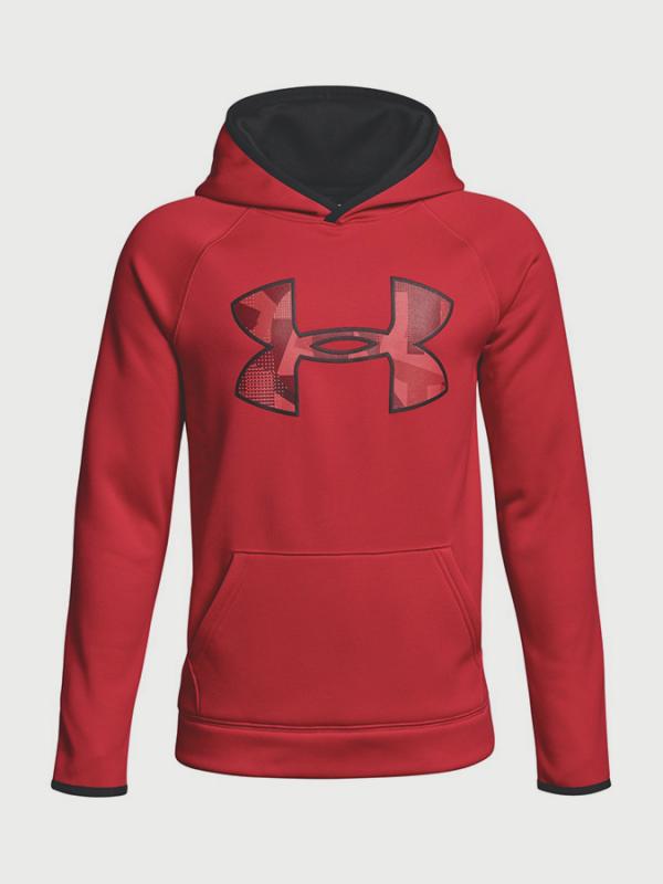 Mikina Under Armour Af Big Logo Hoody Červená