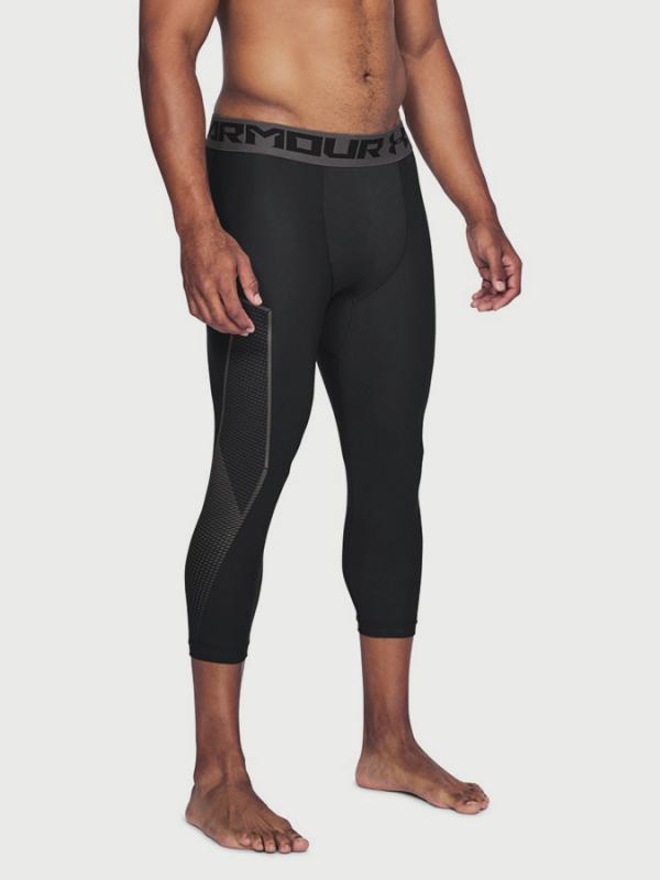 Kompresní legíny Under Armour Heatgear Graphic 3/4 Černá