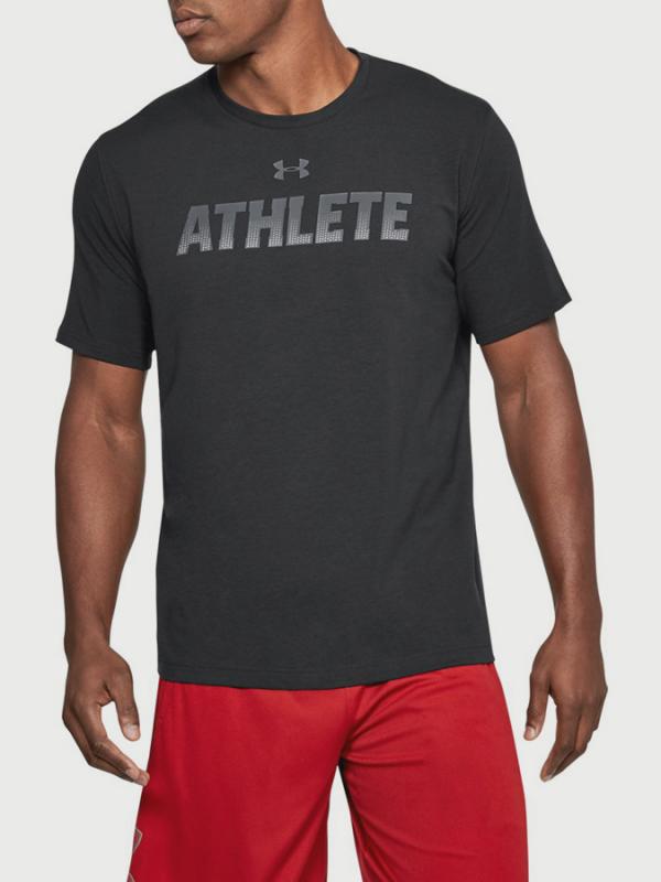 Tričko Under Armour Athlete SS Černá