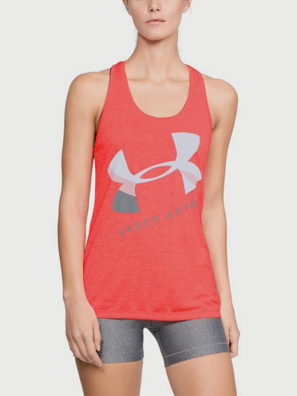Tílko Under Armour Tech Graphic Twist Tank Růžová