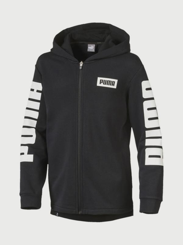 Mikina Puma Rebel FZ Hoody Černá