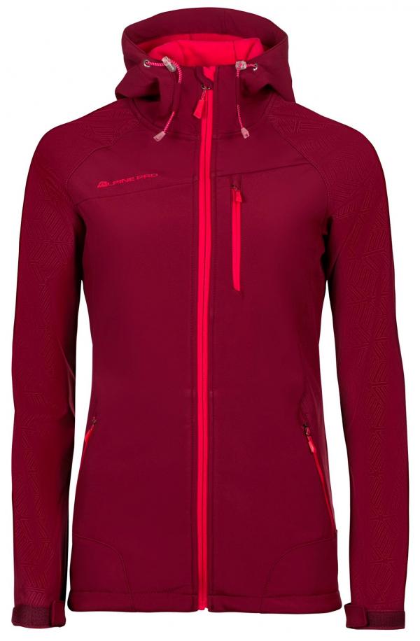 ALPINE PRO BORNA RŮŽOVÁ / FIALOVÁ Dámská Bunda S