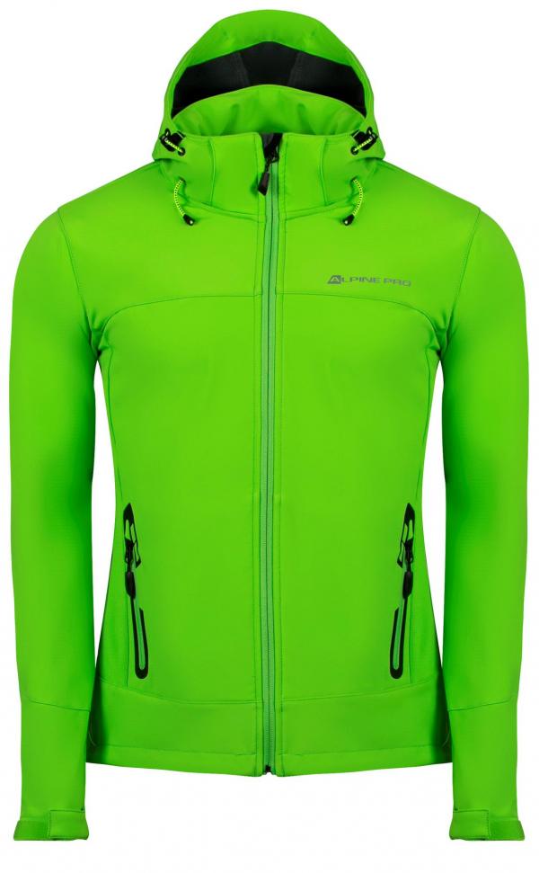 ALPINE PRO NOOTK 3 ZELENÁ / TYRKYSOVĚ ZELENÁ Pánská Bunda S