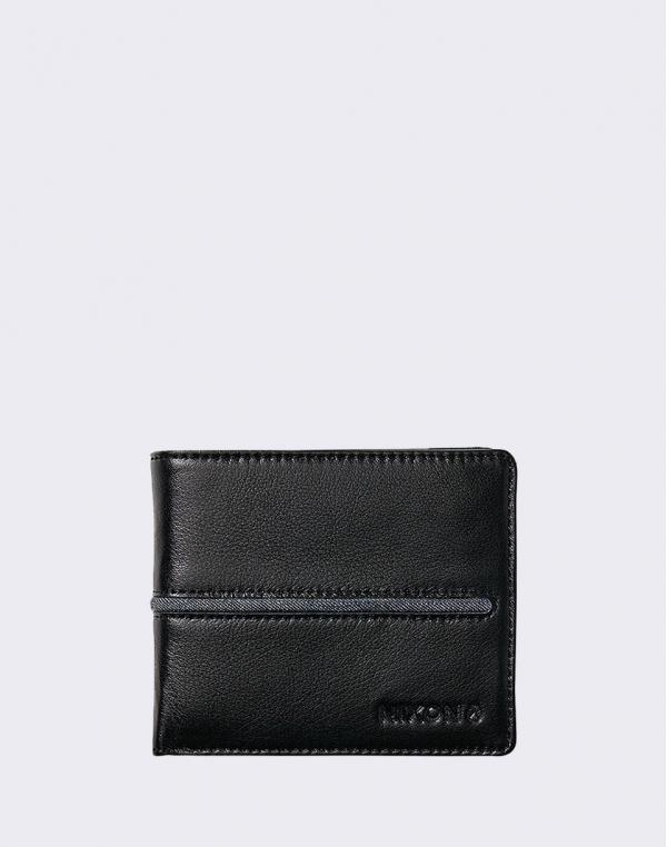 Nixon Coastal Satellite Bi-Fold ID Black / Black
