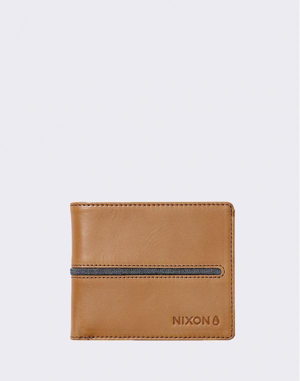 Nixon Coastal Satellite Bi-Fold ID Tan