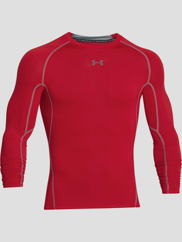 Kompresní tričko Under Armour HG LS Červená