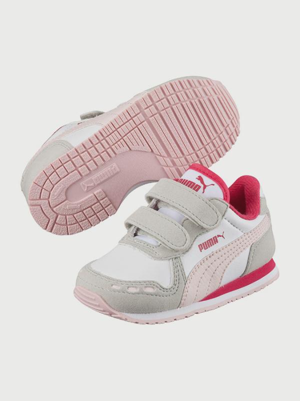 Boty Puma Cabana Racer SL V Inf whi Šedá