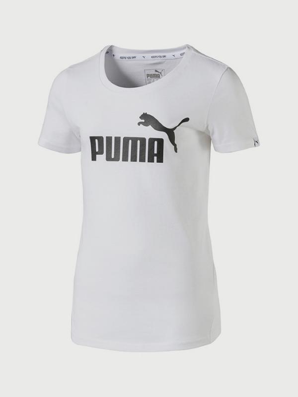 Tričko Puma Style ESS Logo Tee G Bílá