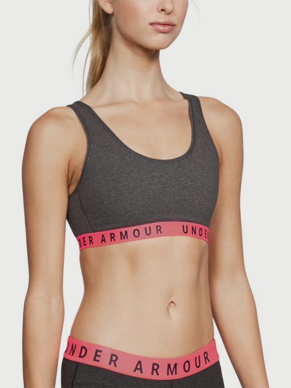 Podprsenka Under Armour Favorite Cotton Everyday Htr Černá